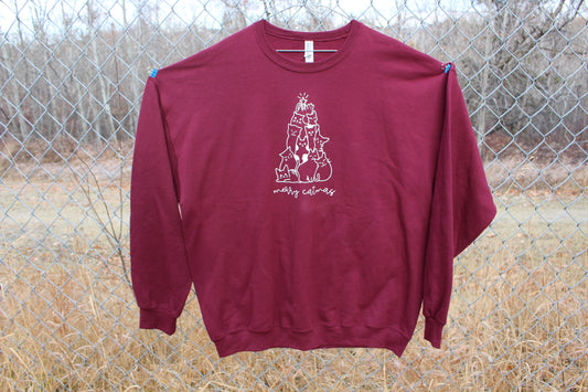 Merry Catmas | Youth Sweatshirt