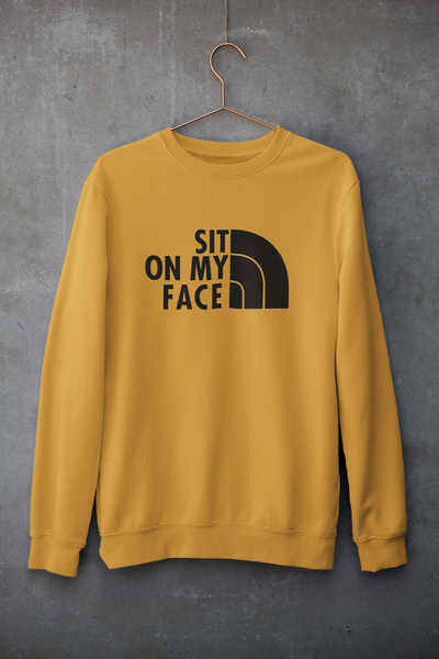 North face best sale yellow sweatshirt